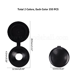 Plastic Hinged Screw Covers&nbsp;DIY-PH0027-87