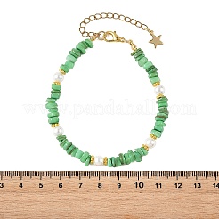 Natural Freshwater Shell Beads & Shell Pearl Beaded Bracelets&nbsp;BJEW-JB14212