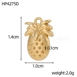 304 Stainless Steel Pendants&nbsp;STAS-OY017-42G
