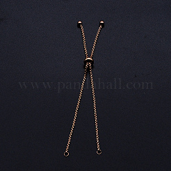 Adjustable 201 Stainless Steel Slider Bracelets Making&nbsp;LS-STAS-S105-JN646-3