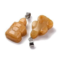 Natural Topaz Jade Pendants&nbsp;G-B127-06P-03