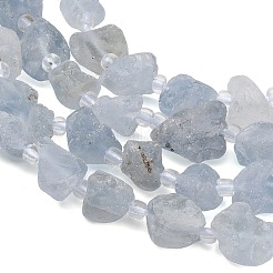Raw Rough Natural Aquamarine Beads Strands&nbsp;GG-CBA0B77-A03-01