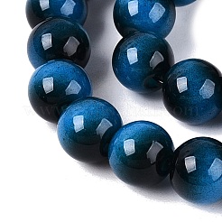 Imitation Tiger Eye Glass Beads Strands&nbsp;GLAA-Q106-03A-B11