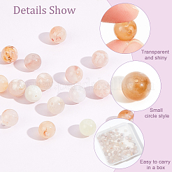 1 Strand Natural Cherry Blossom Agate Beads Strands&nbsp;G-OC0003-29A