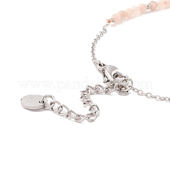 Round Glass Beaded Bracelet for Women&nbsp;STAS-P302-10P