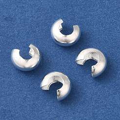 Brass Crimp Bead Cover&nbsp;KK-K383-07B-S