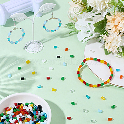 720Pcs 9 Colors Opaque Imitation Jade Glass Beads&nbsp;GLAA-SC0003-02
