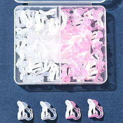 40Pcs 2 Colors Plastic Clip-on Earring Findings&nbsp;KY-FS0001-23