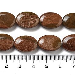 Synthetic Goldstone Beads Strands&nbsp;G-P528-M05-01