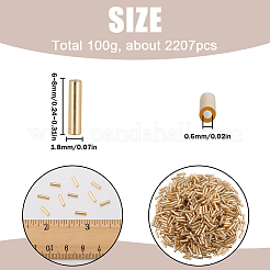 100G Opaque Colours Glass Round Bugle Beads&nbsp;SEED-SC0001-39C