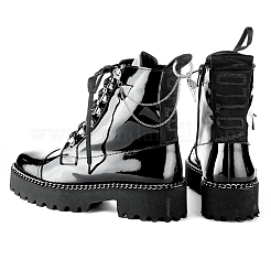 4Pcs 2 Styles 304 Stainless Steel Boot Strap Chains&nbsp;HJEW-DR00278