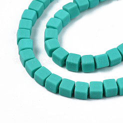 Handmade Polymer Clay Beads Strands&nbsp;X-CLAY-N008-061-03