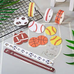 DIY Sport Theme Bracelet Earring Making Kit&nbsp;DIY-TA0005-86