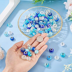 120Pcs 12 Colors Imitation Pearl Style Resin European Beads&nbsp;RPDL-TA0001-11