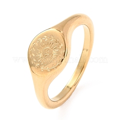 304 Stainless Steel Finger Rings for Women&nbsp;RJEW-K393-07G-02