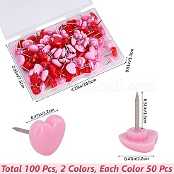Heart Plastic Push Pin&nbsp;FIND-WH20003-88C