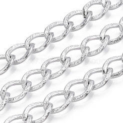 Aluminium Textured Curb Chains&nbsp;CHA-T001-45S