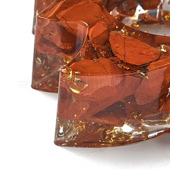 Natural Red Jasper & Resin Candle Holder Molds&nbsp;DJEW-H012-03B