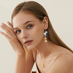 100Pcs Electroplate Glass Beads&nbsp;EGLA-YW0005-27A