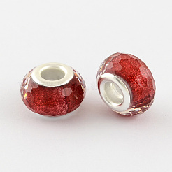 Large Hole Resin European Beads&nbsp;OPDL-R118-04A