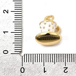 Brass Enamel Charms&nbsp;KK-A268-11G-03