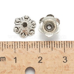 Tibetan Style Alloy Flower Bell Filigree Bead Caps&nbsp;X-TIBEB-O005-02