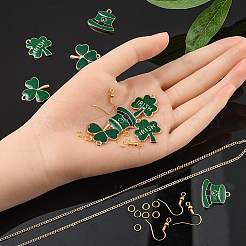 DIY Clover Pendant Jewelry Sets Making Kit&nbsp;DIY-YW0005-05G