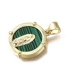 Brass Acrylic Pendants&nbsp;KK-G602-04B-02