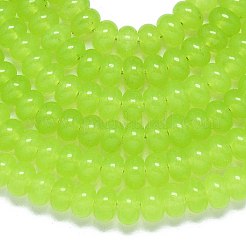 Natural Malaysia Jade Beads Strands&nbsp;G-B165-G01-5x8mm-05