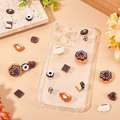 50Pcs 5 Styles Opaque Resin Imitation Food Cabochons&nbsp;CRES-TA0001-57