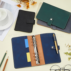 2Pcs 2 Colors Rectangle Imitation Leather Loose-leaf Notebook Book Covers&nbsp;AJEW-CL0003-50