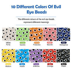 DIY Evil Eye Bracelet Making Kit&nbsp;DIY-TA0004-42