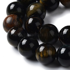 Natural Tiger Eye Dyed Beads Strands&nbsp;G-B046-06