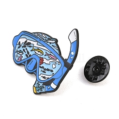 Diving Mask Enamel Brooches&nbsp;JEWB-I063-01EB-02