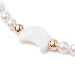 Shell Pearl Braided Bead Bracelets&nbsp;BJEW-JB11479