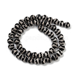 Tibetan Style dZi Beads Strands&nbsp;G-U022-A01-8mm