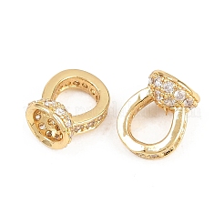 Brass Micro Pave Cubic Zirconia Pendant Bails&nbsp;KK-H268-12G