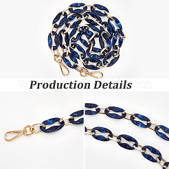 Oval Resin Link Purse Chains&nbsp;FIND-WH20006-62B