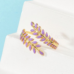 304 Stainless Steel Adjustable Cuff Rings&nbsp;RJEW-Q015-03G-C