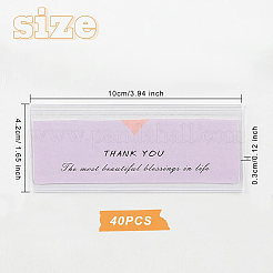 PVC Table Card Display Frame&nbsp;LS-AJEW-WH0252-62