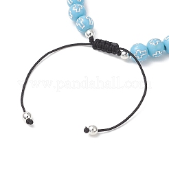 Acrylic & Alloy Beads Braided Bead Bracelets&nbsp;BJEW-JB13095