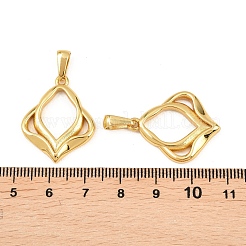 304 Stainless Steel Pendants&nbsp;STAS-P438-14G