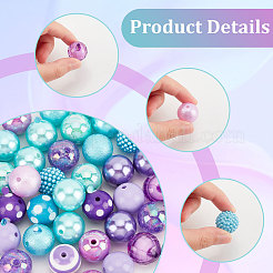 18 Style Mixed Style Acrylic Beads Jewelry Sets&nbsp;OACR-PH0004-02