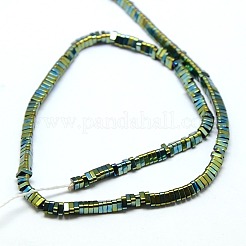 Electroplate Non-magnetic Synthetic Hematite Beads Strands&nbsp;G-I093-02