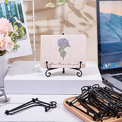 16Pcs Folding Iron Display Easels for Decorative Plates Photo Frames&nbsp;AJEW-GO0004-47A