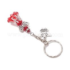 Glass Beaded Keychains&nbsp;KEYC-MZ00031-03