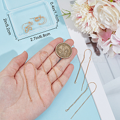 10Pcs Brass Stud Earring Findings&nbsp;KK-BBC0013-76