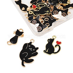 20Pcs 10 Styles Alloy Enamel Pendants&nbsp;ENAM-FP0002-95