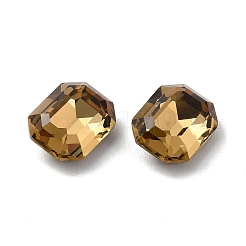 Faceted K9 Glass Rhinestone Cabochons&nbsp;GGLA-R042-02B