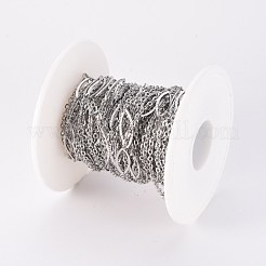 Tarnish Resistant 304 Stainless Steel Cable Chains&nbsp;CHS-E020-01P
